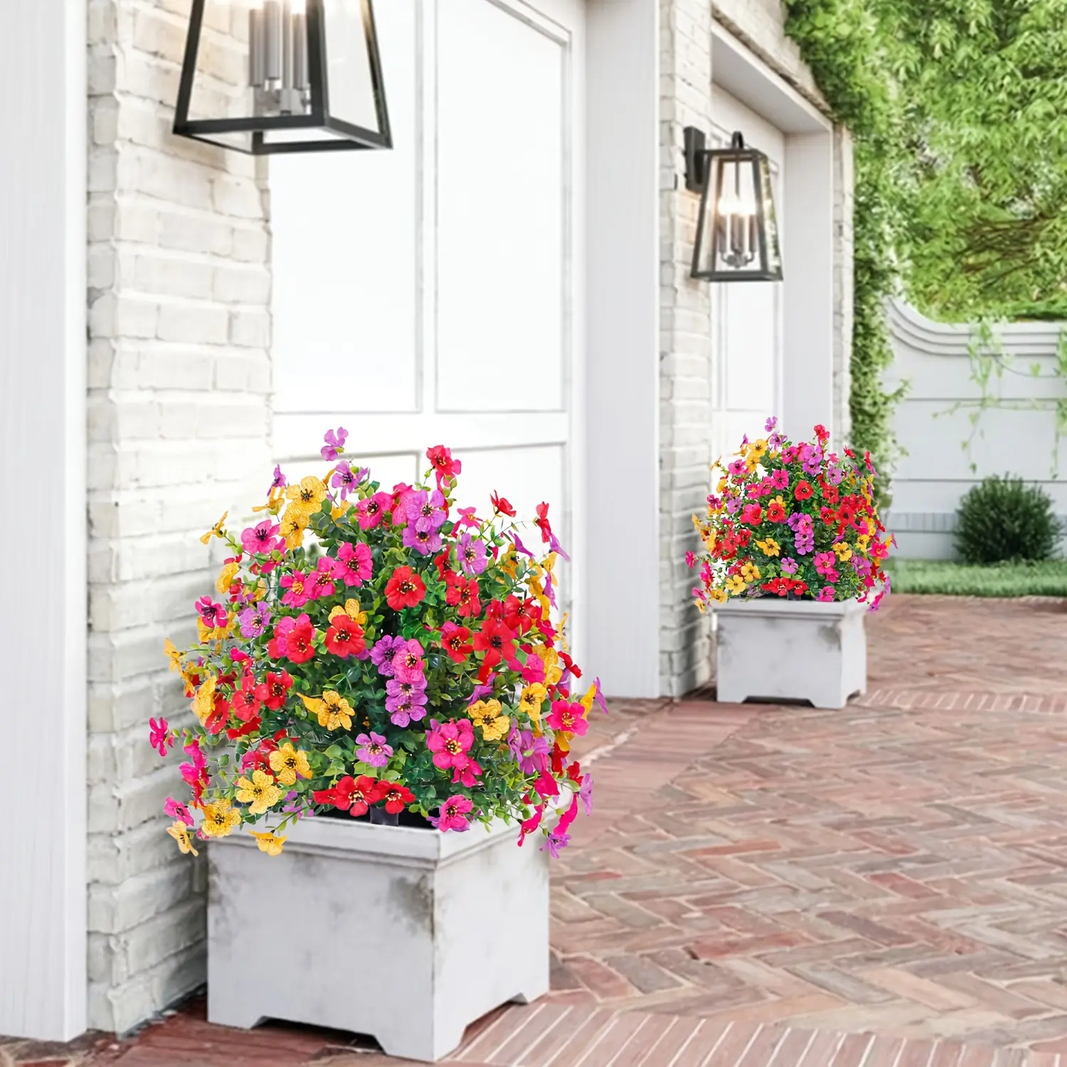 🌸LIMITED TIME SALE 50% OFF🌸Artificial Eucalyptus and Violet Ground-Insert Floral Decoration - Image 11