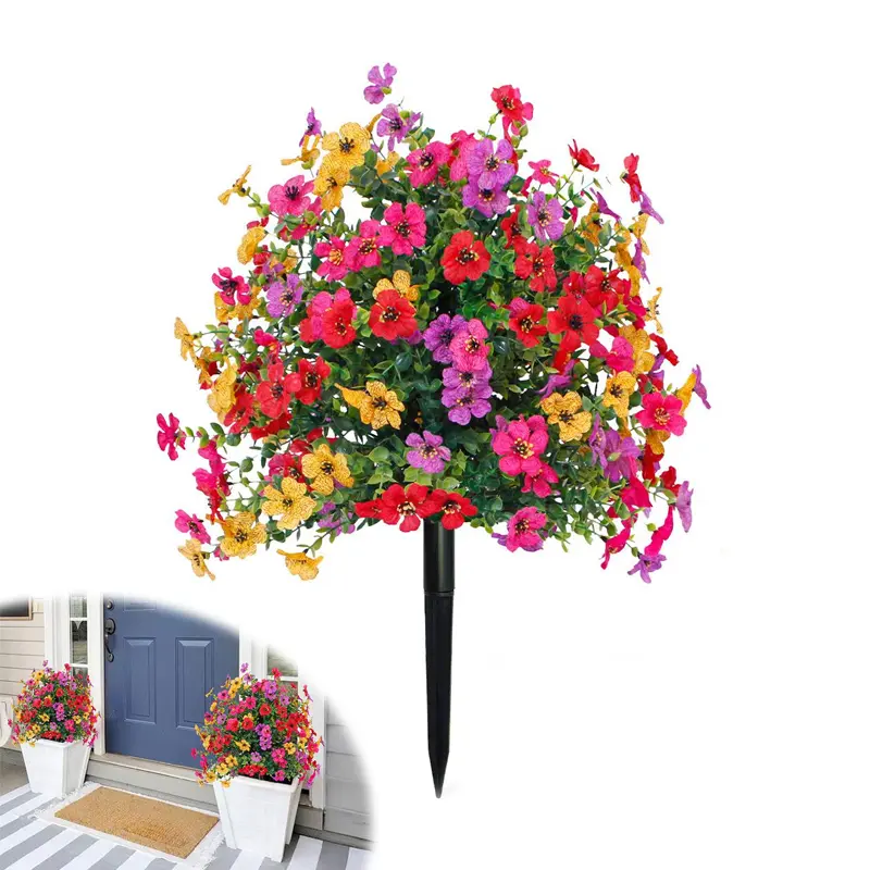 🌸LIMITED TIME SALE 50% OFF🌸Artificial Eucalyptus and Violet Ground-Insert Floral Decoration - Image 9